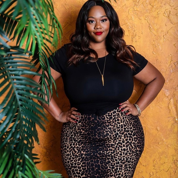 KIN by Kristine Leopard Print Color Block Dress! - Picture 6 of 7